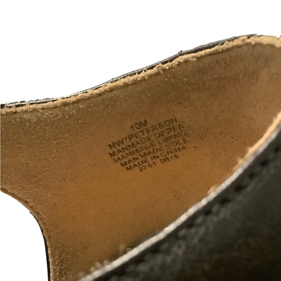 Nine West black faux leather straps sandals size‎ 10 - Picture 5 of 6